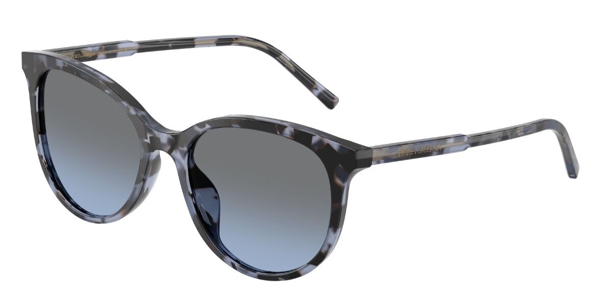 Dolce & Gabbana DG4540 34438F, Tortoiseshell frame, Gradient Blue lenses
