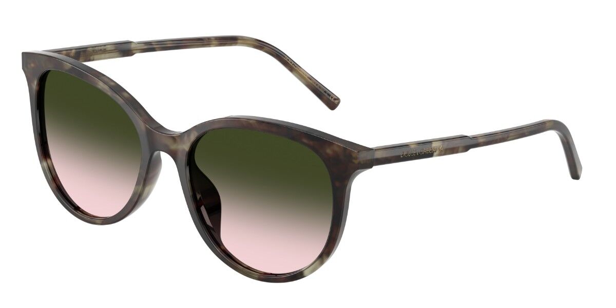 Dolce & Gabbana DG4540 34782C, Tortoiseshell frame, Gradient Green Light Brown lenses