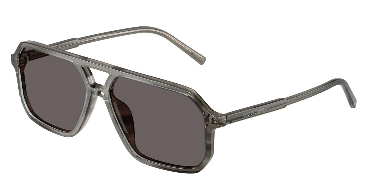 Dolce & Gabbana DG4541 347987, Grey frame, Black Smoke Grey lenses