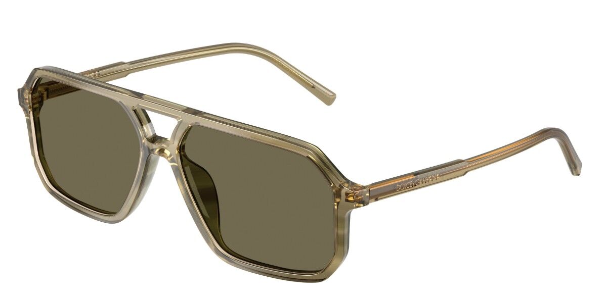 Dolce & Gabbana DG4541 3480/3, Green frame, Brownish Green lenses