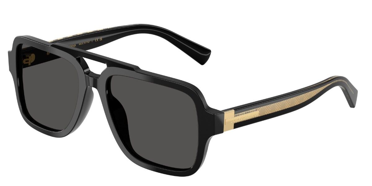 Dolce & Gabbana DG4544 501/87, Black frame, Dark Grey lenses