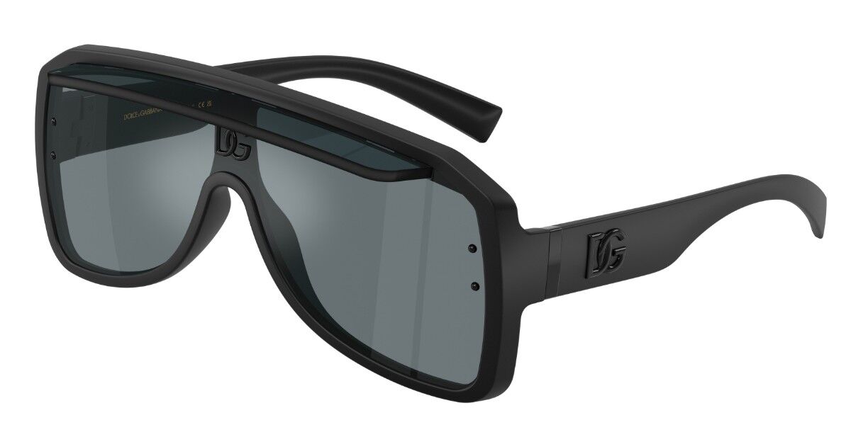 Dolce & Gabbana DG6205 25256G, Black frame, Grey Black Mirror lenses