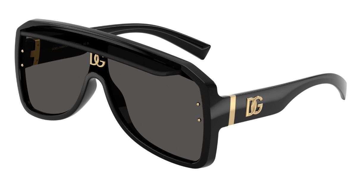 Dolce & Gabbana DG6205 501/87, Black frame, Dark Grey lenses