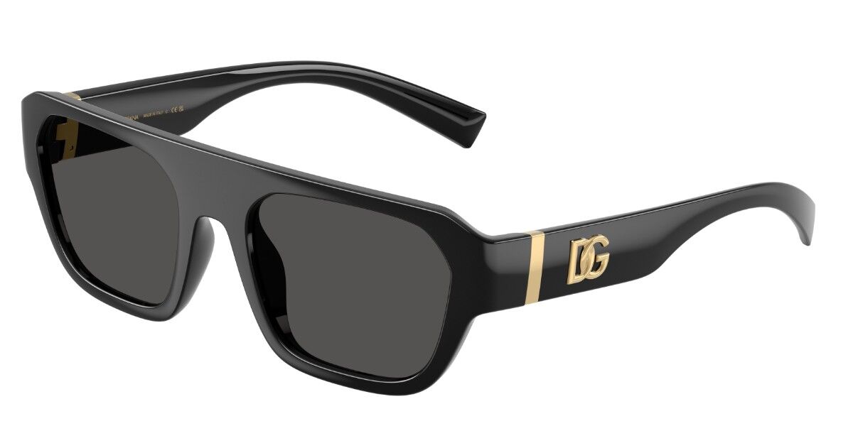 Dolce & Gabbana DG6206 501/87, Black frame, Dark Grey lenses
