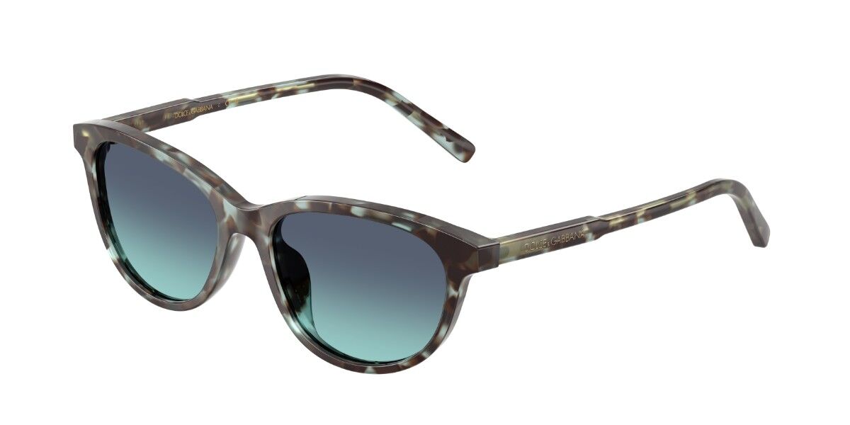 Dolce & Gabbana DX4010 Kids 34434S, Tortoiseshell frame, Gradient Light Blue lenses