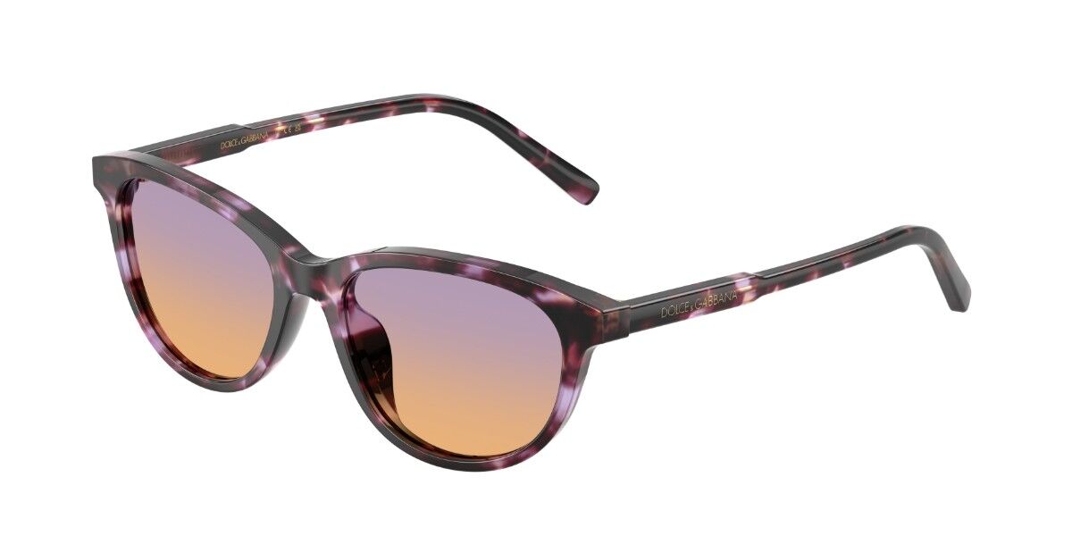 Dolce & Gabbana DX4010 Kids 3477EL, Tortoiseshell frame, Gradient Purple Orange lenses