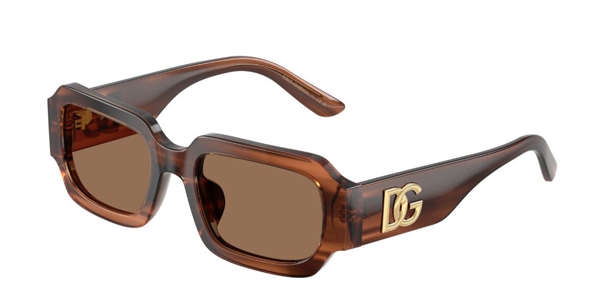 Dolce & Gabbana DX4011 Kids 348173, Brown frame, Dark Brown lenses