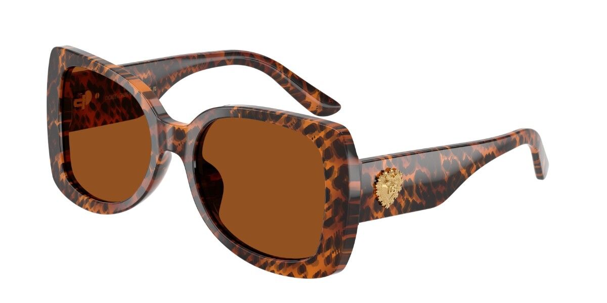 Dolce & Gabbana DX4012 Kids 347073, Brown frame, Dark Brown lenses