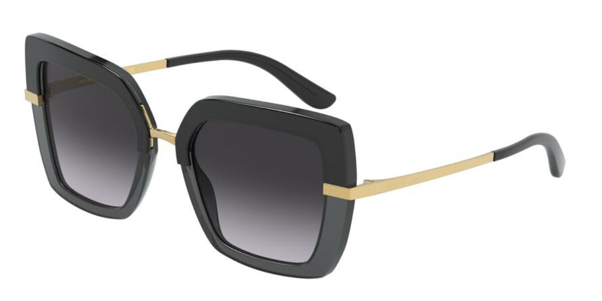 Dolce & Gabbana DG4373 32468G, Black frame, Gradient Grey lenses