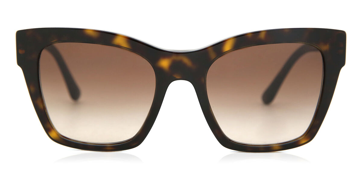 Dolce & Gabbana DG4384 502/13, Tortoiseshell frame, Gradient Brown lenses