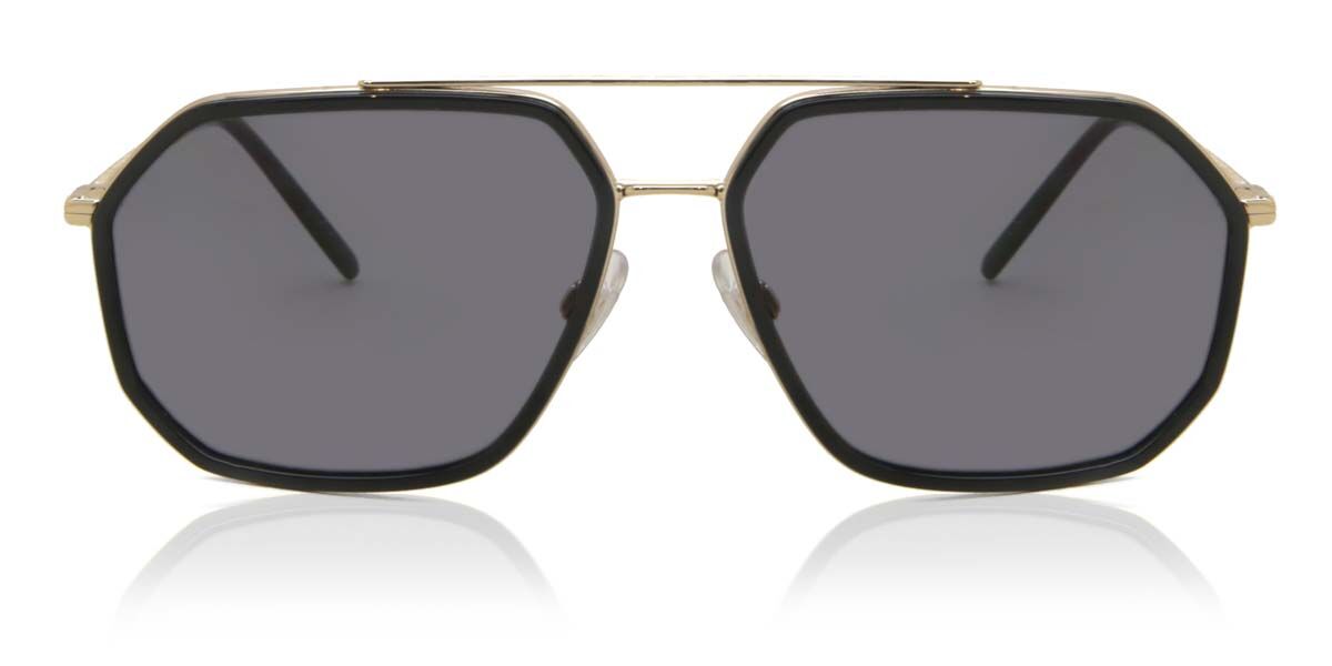Dolce & Gabbana DG2285 Polarized 02/81, Black frame, Dark Grey lenses