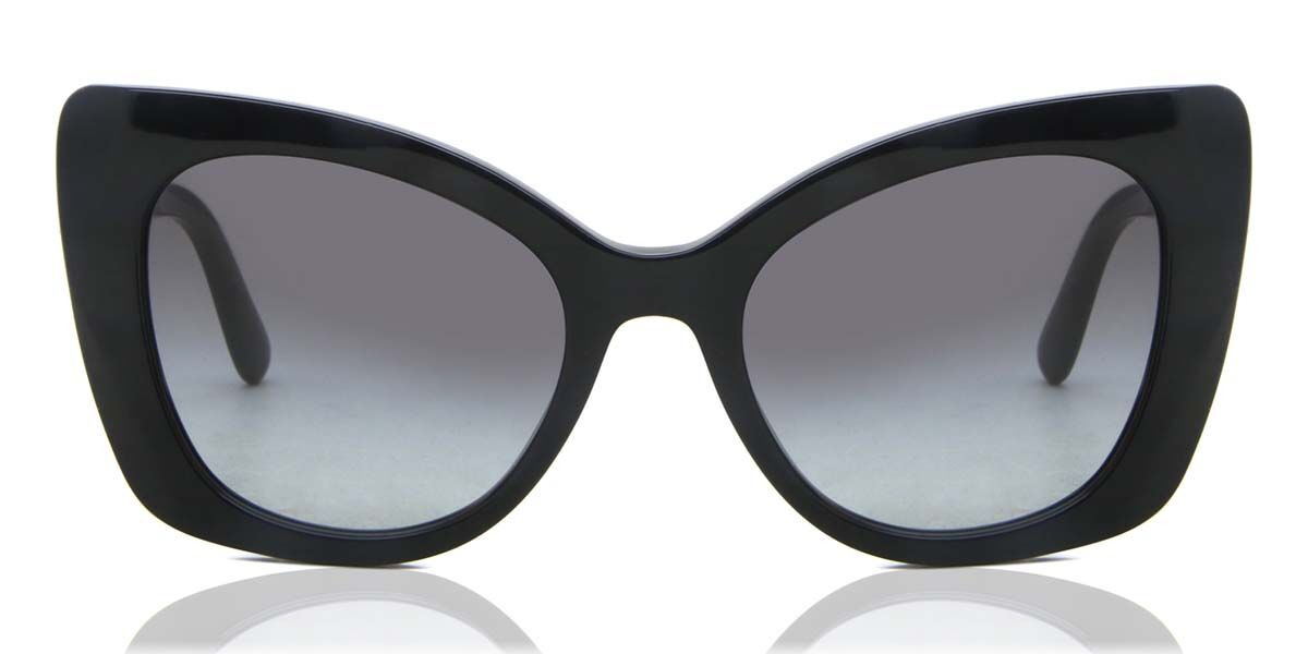 Dolce & Gabbana DG4405 501/8G, Black frame, Dark Grey Gradient lenses