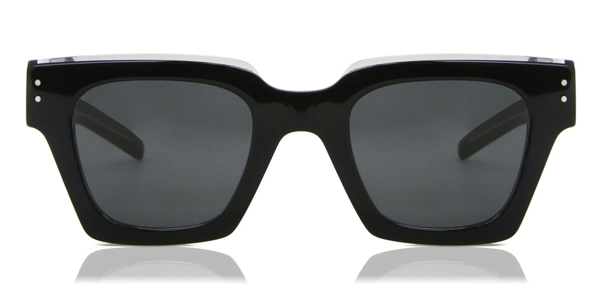 Dolce & Gabbana DG4413 675/R5, Black frame, Dark Grey lenses