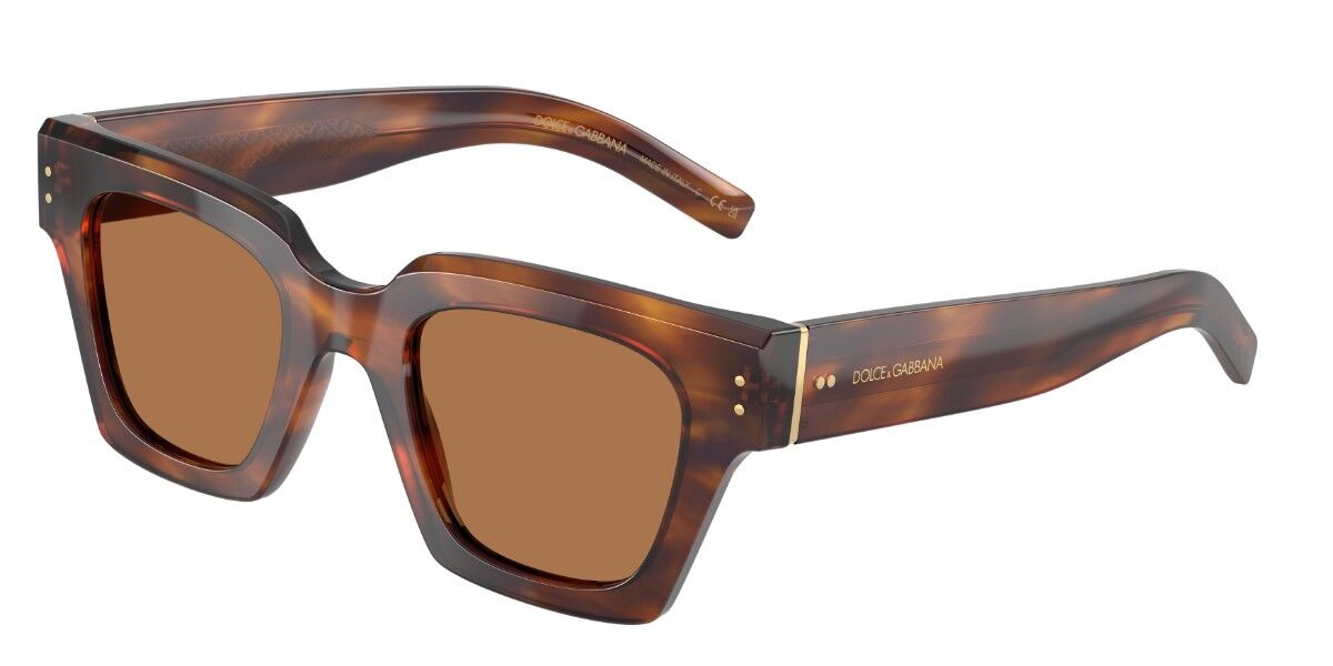 Dolce & Gabbana DG4413 306373, Tortoiseshell frame, Bronze Brown lenses