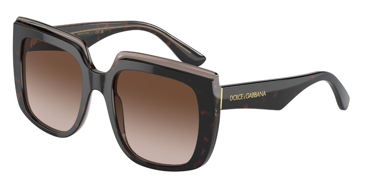 Dolce & Gabbana DG4414 502/13, Tortoiseshell frame, Gradient Brown lenses