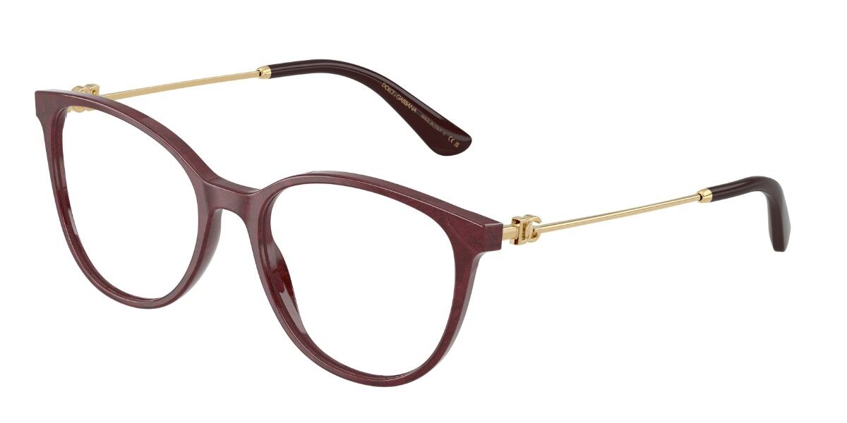 Dolce & Gabbana DG3363 3442, Burgundy frame