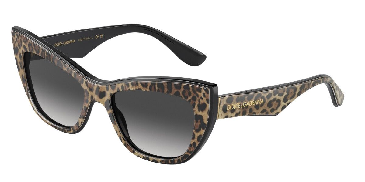 Dolce & Gabbana DG4417 31638G, Black frame, Gradient Dark Grey lenses