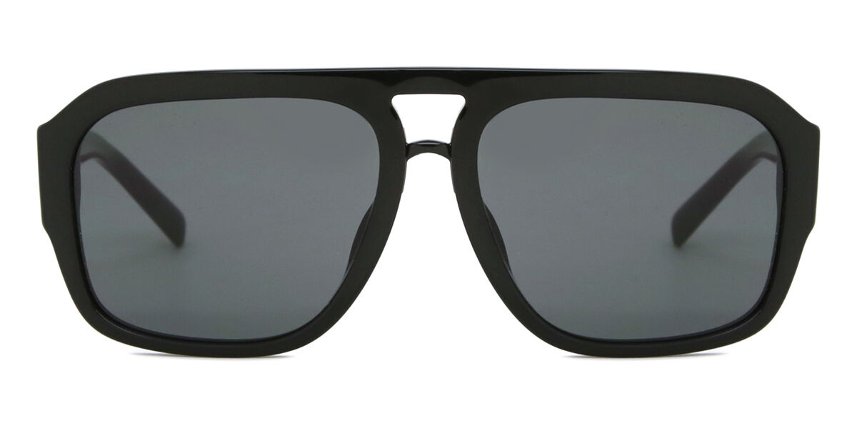Dolce & Gabbana DG4403F Asian Fit 501/87, Black frame, Dark Grey lenses