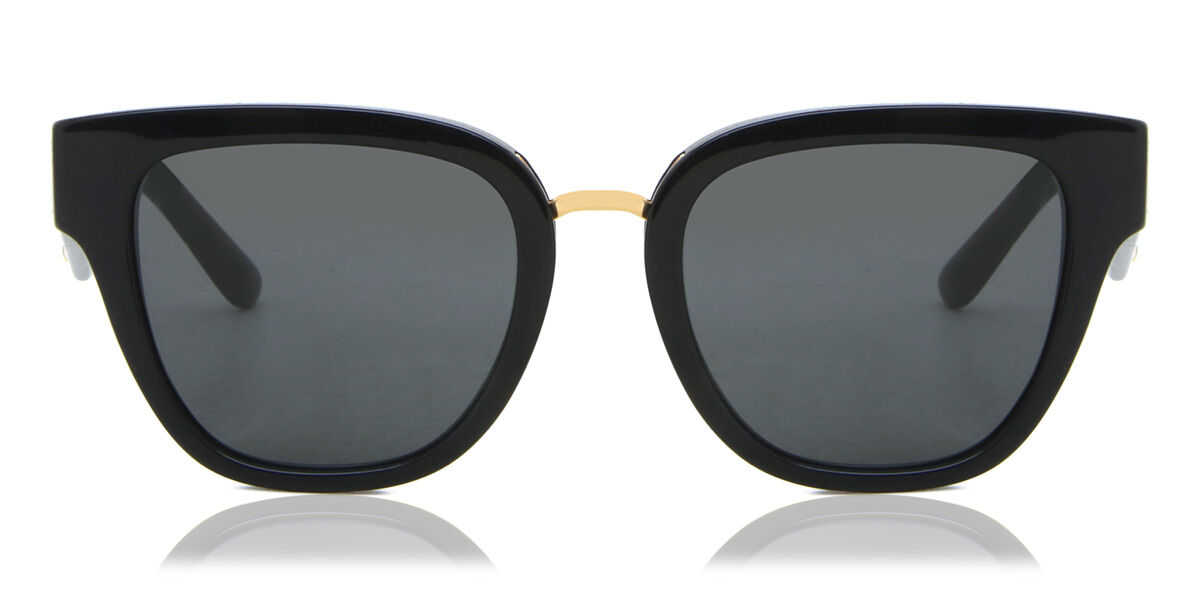 Dolce & Gabbana DG4437 501/87, Black frame, Dark Grey lenses