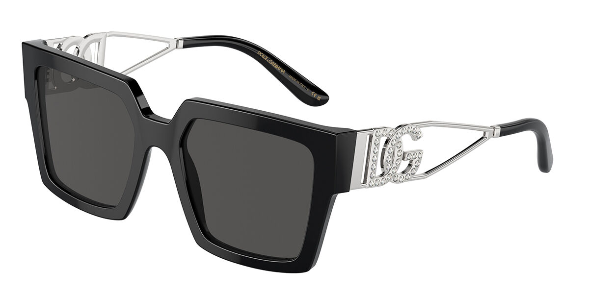 Dolce & Gabbana DG4446B 501/87, Black frame, Dark Grey lenses