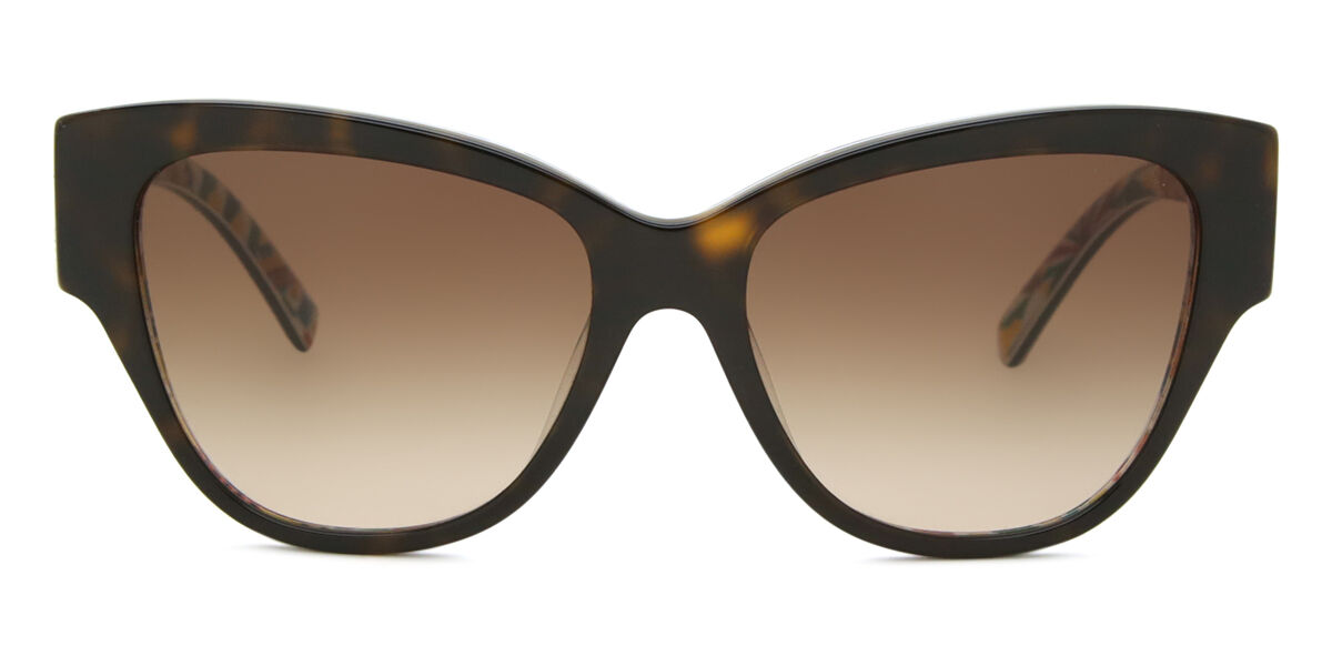 Dolce & Gabbana DG4449 321713, Tortoiseshell frame, Gradient Brown lenses