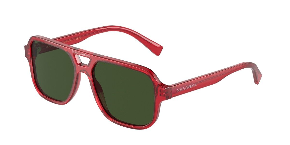 Dolce & Gabbana DX4003 Kids 340971, Red frame, Dark Green lenses