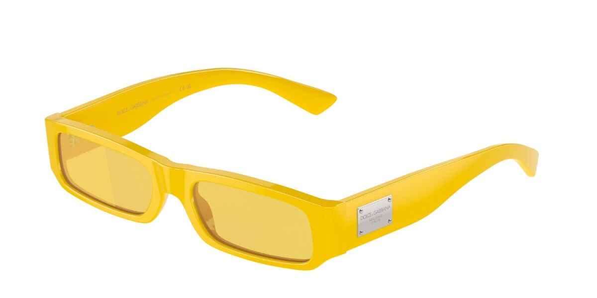 Dolce & Gabbana DX4005 Kids 3334C9, Yellow frame, Yellow Red Mirror lenses