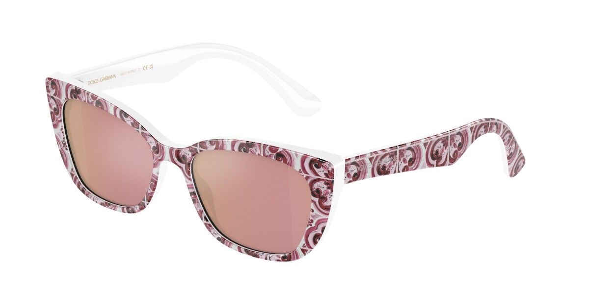Dolce & Gabbana DX4427 Kids 3425E4, Pink frame, Rose Pink Mirror lenses