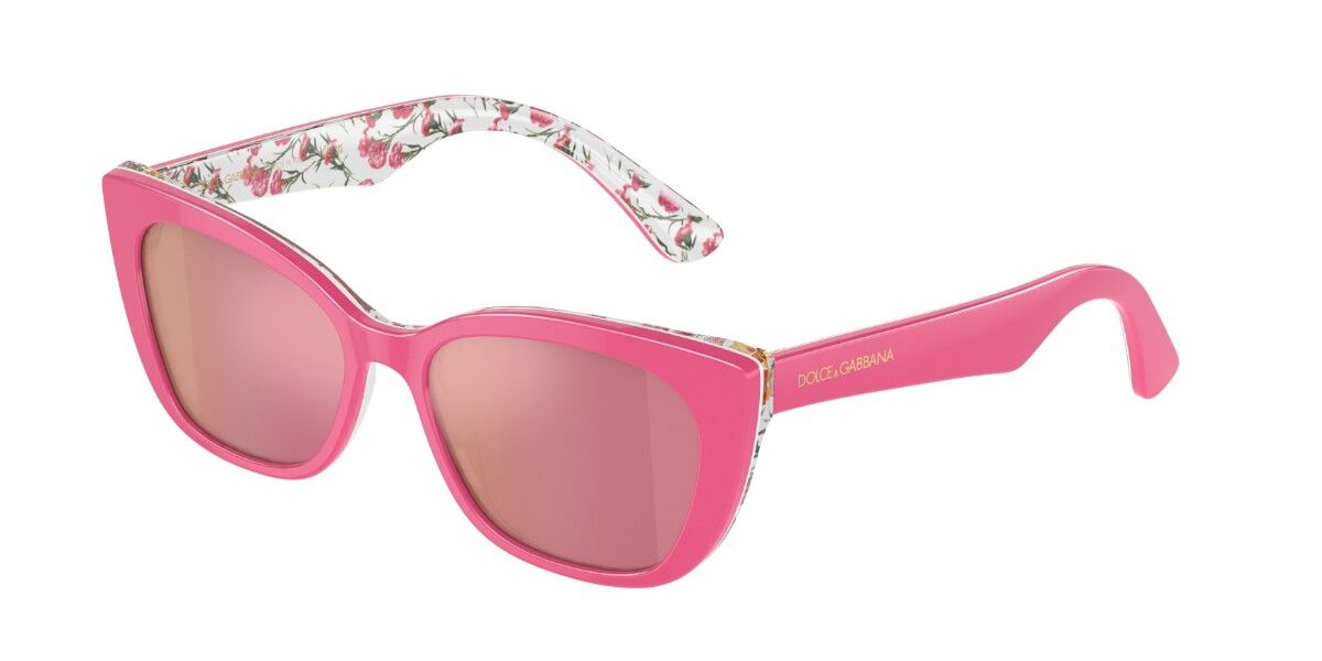 Dolce & Gabbana DX4427 Kids 3207/Z, Pink frame, Rose Pink Mirror lenses