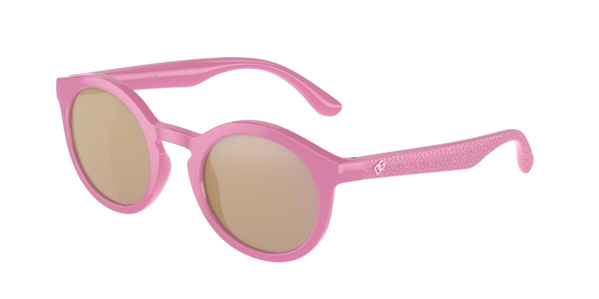 Dolce & Gabbana DX6002 Kids 30981T, Pink frame, Rose Pink Mirror lenses