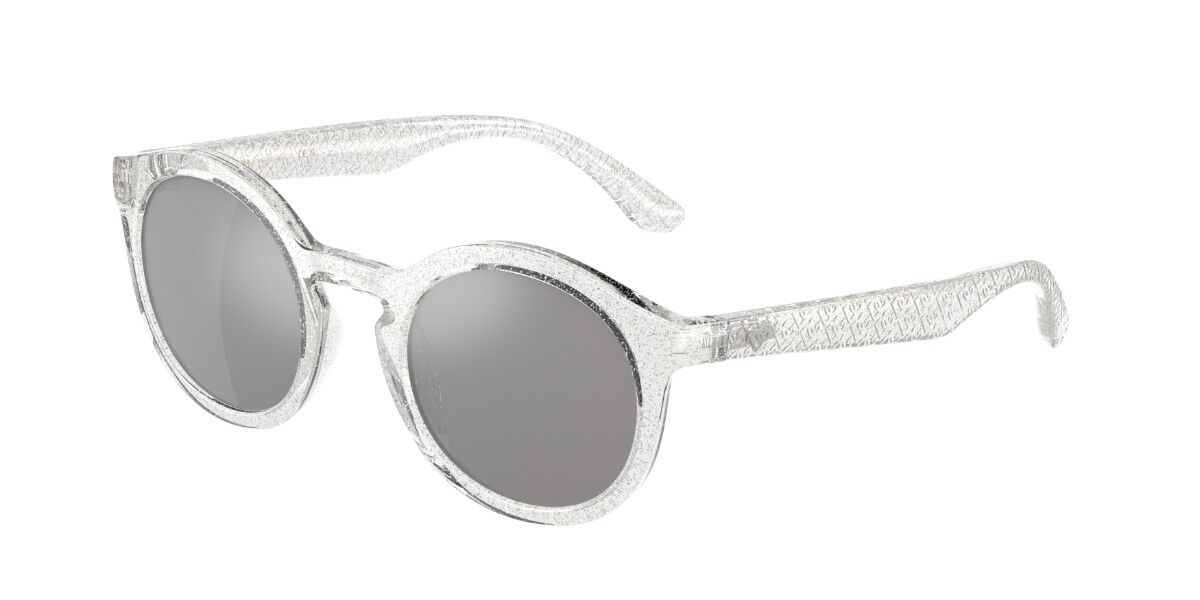 Dolce & Gabbana DX6002 Kids 31086G, Gold frame, Light Grey Silver Mirror lenses