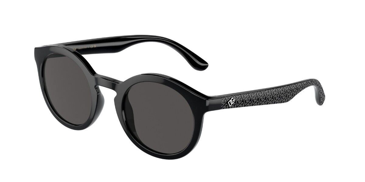 Dolce & Gabbana DX6002 Kids 501/87, Black frame, Dark Grey lenses