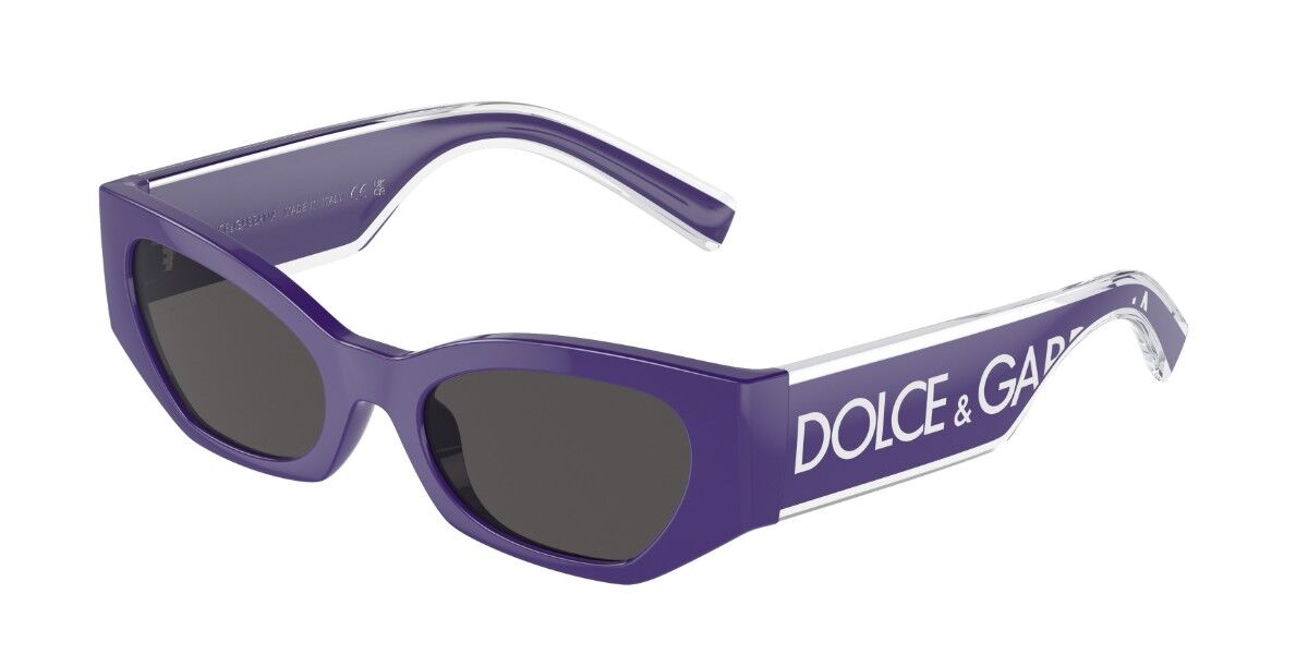 Dolce & Gabbana DX6003 Kids 333587, Purple frame, Dark Grey lenses