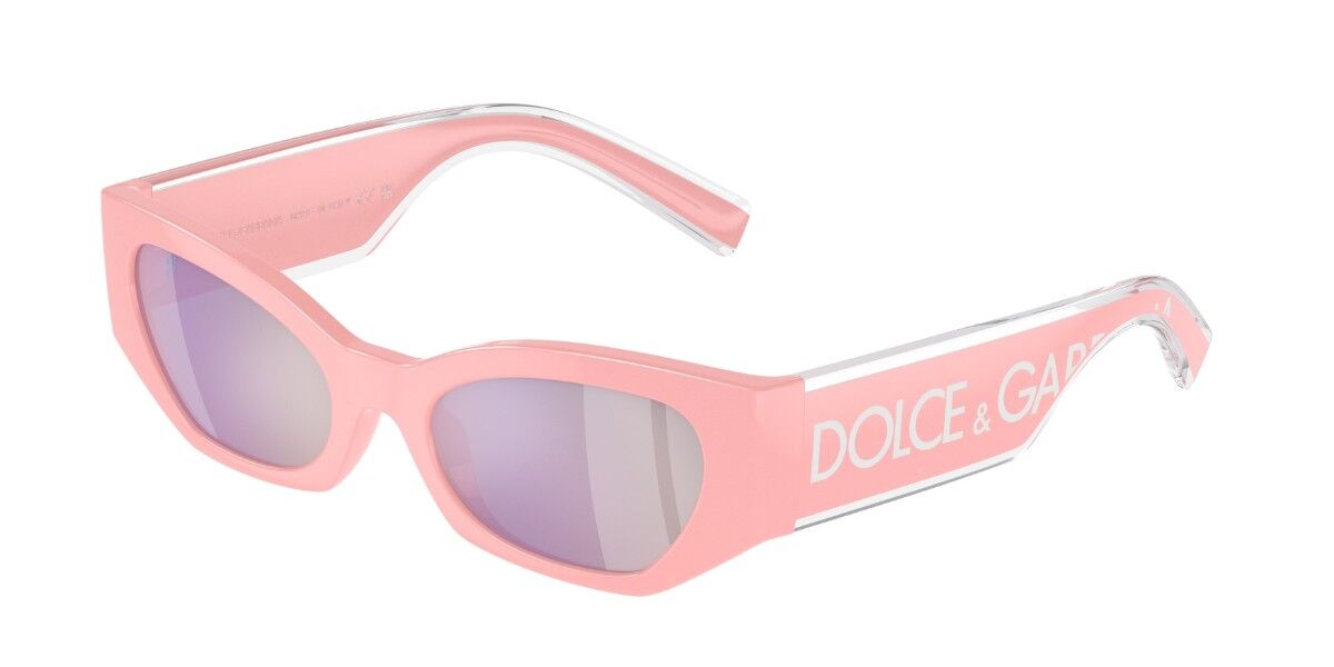 Dolce & Gabbana DX6003 Kids 30987V, Pink frame, Pink White Mirror lenses