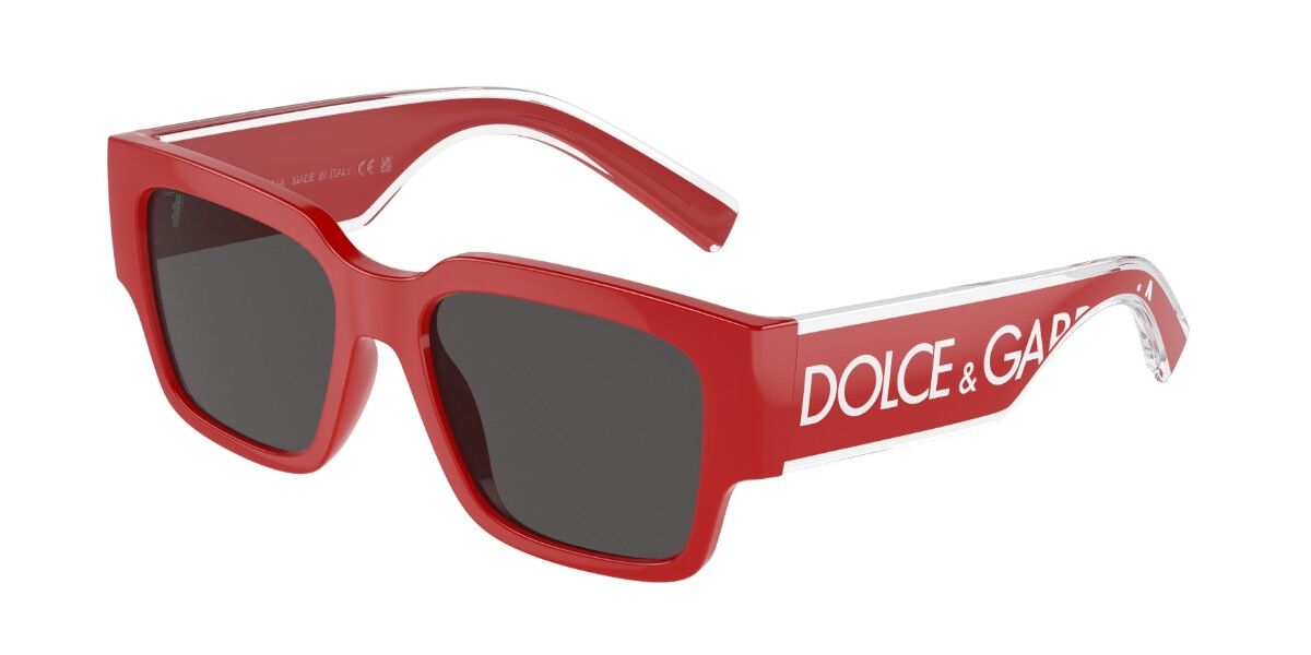Dolce & Gabbana DX6004 Kids 308887, Red frame, Dark Grey lenses