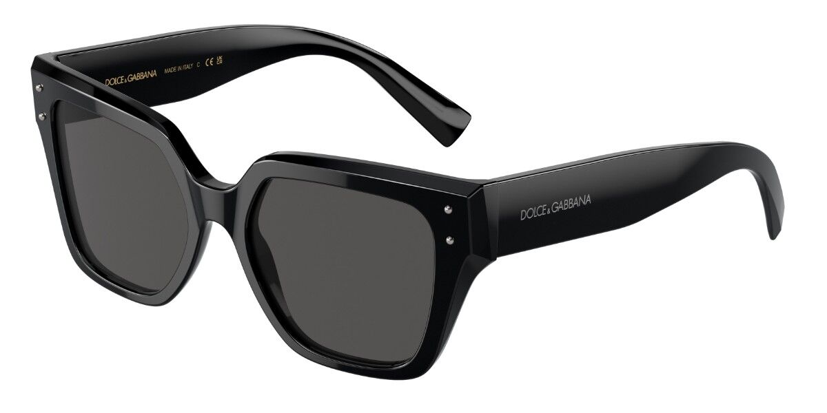 Dolce & Gabbana DG4471 501/87, Black frame, Dark Grey lenses