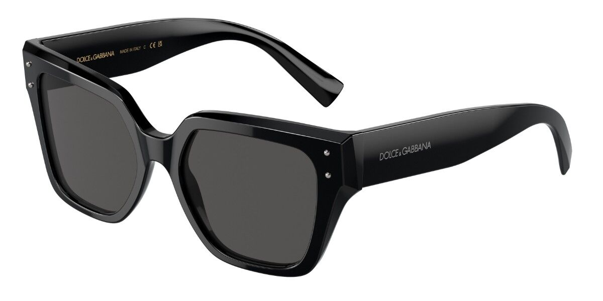 Dolce & Gabbana DG4471F Asian Fit 501/87, Solid Dark Grey lenses