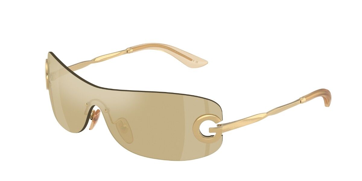 Dolce & Gabbana DX2001 Kids 02/6E, Gold frame, Light Brown Gold Multilayer Mirror lenses