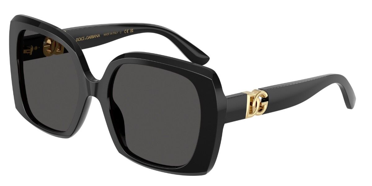 Dolce & Gabbana DG4475 501/87, Black frame, Dark Grey lenses