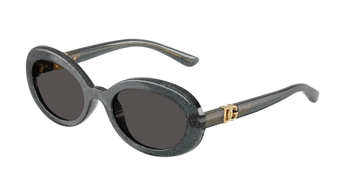 Dolce & Gabbana DX6007U Kids 324187, Black frame, Dark Grey lenses