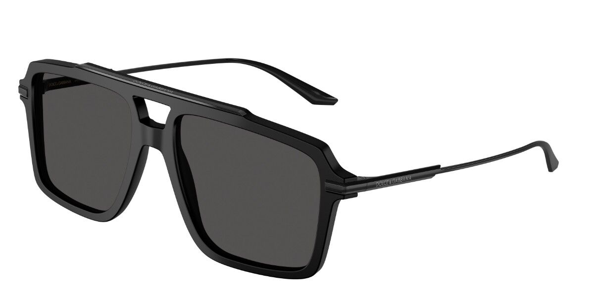 Dolce & Gabbana DG4477 252587, Black frame, Dark Grey lenses