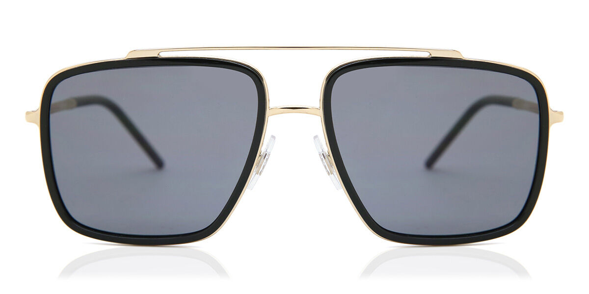 Dolce & Gabbana DG2220 Polarized 02/81, Black frame, Grey lenses