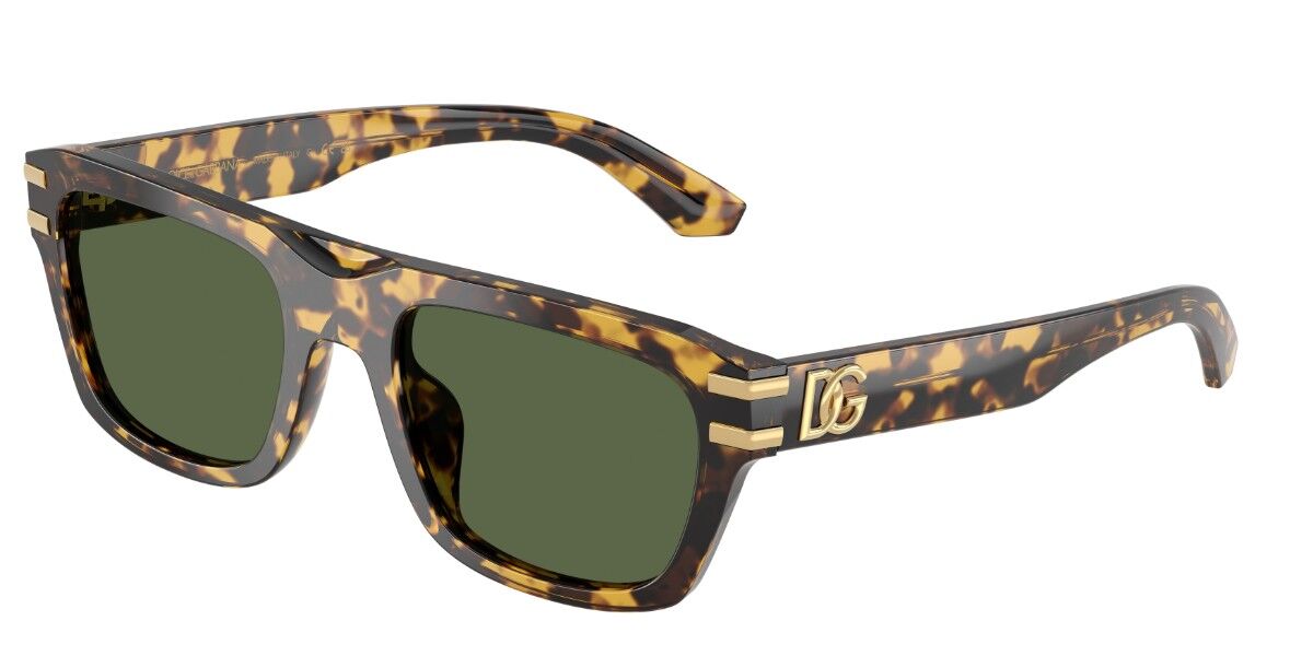 Dolce & Gabbana DG4496 333071, Tortoiseshell frame, Dark Green lenses