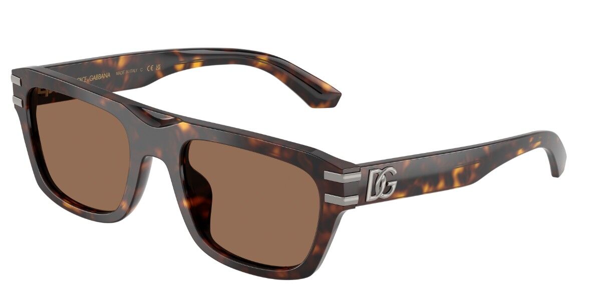 Dolce & Gabbana DG4496 502/73, Tortoiseshell frame, Dark Brown lenses