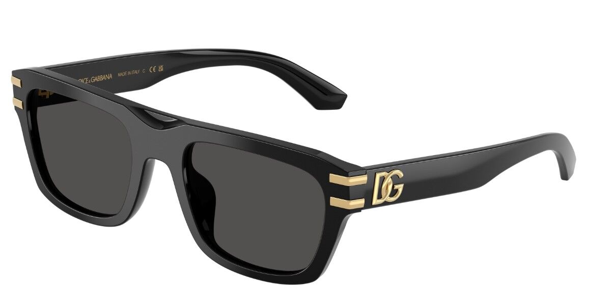Dolce & Gabbana DG4496 501/87, Black frame, Dark Grey lenses