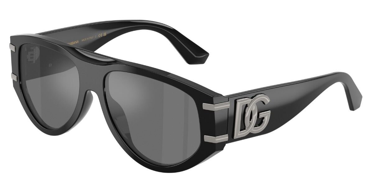 Dolce & Gabbana DG4499 501/6G, Black frame, Dark Grey Mirror lenses
