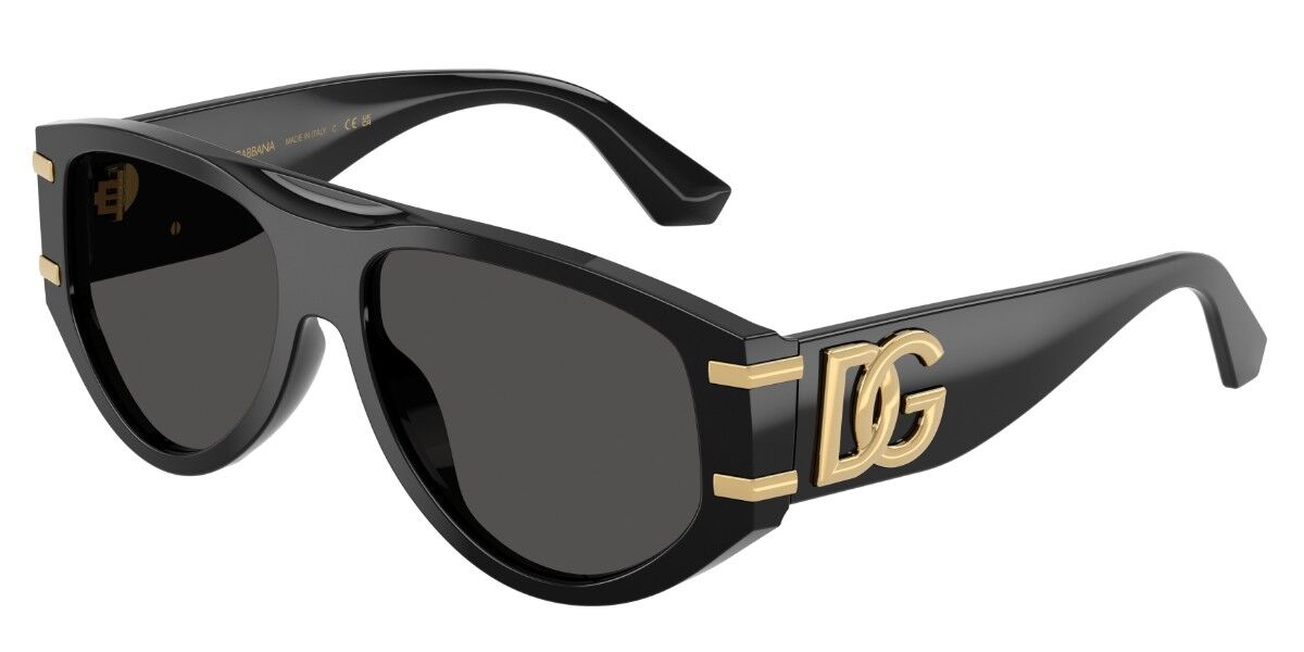 Dolce & Gabbana DG4499 501/87, Black frame, Dark Grey lenses