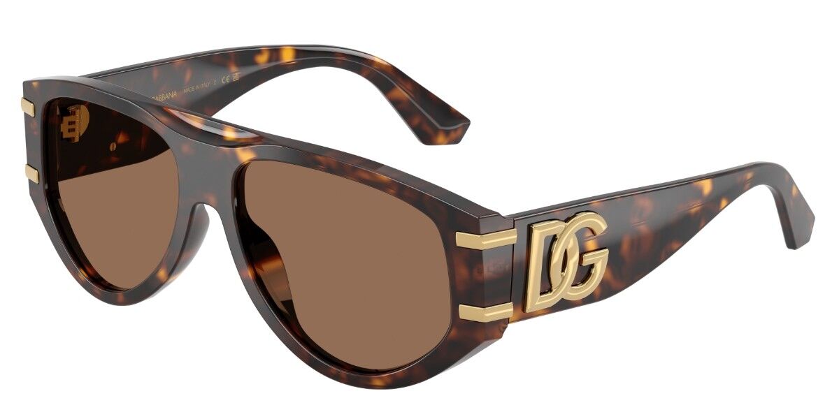 Dolce & Gabbana DG4499 502/73, Tortoiseshell frame, Dark Brown lenses