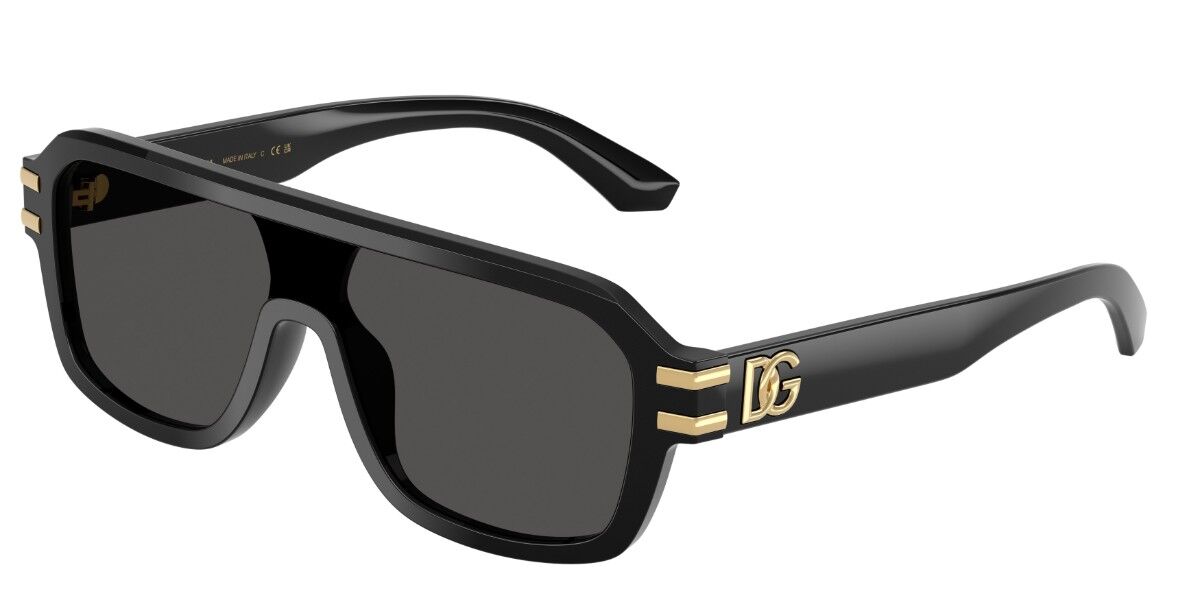 Dolce & Gabbana DG4507 501/87, Black frame, Dark Grey lenses