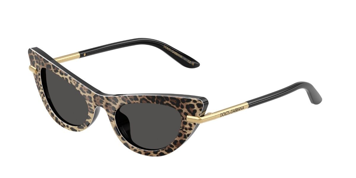 Dolce & Gabbana DX4008 Kids 316397, Brown frame, Dark Grey lenses